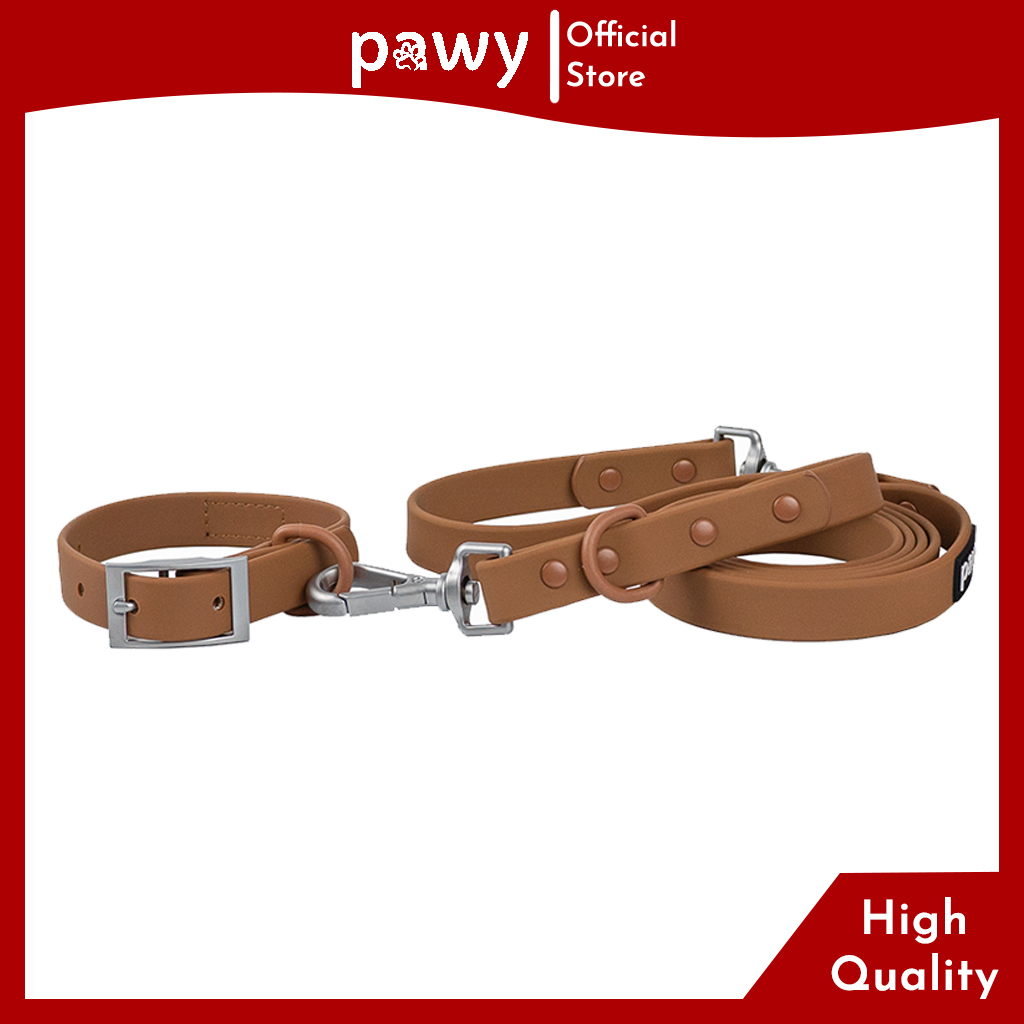 Pawy Silicone Dog Collar - Flexiwear Collection - Brown