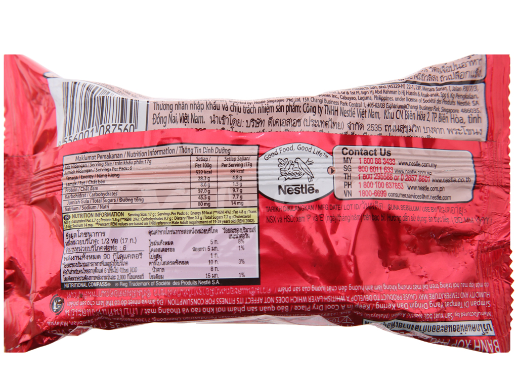 [Siêu thị WinMart] - Bánh socola Kitkat Nestle' gói 35g