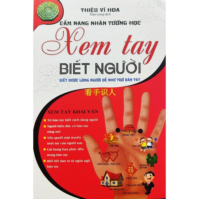 Sách - cẩm nang nhân tướng học - xem tay biết người
