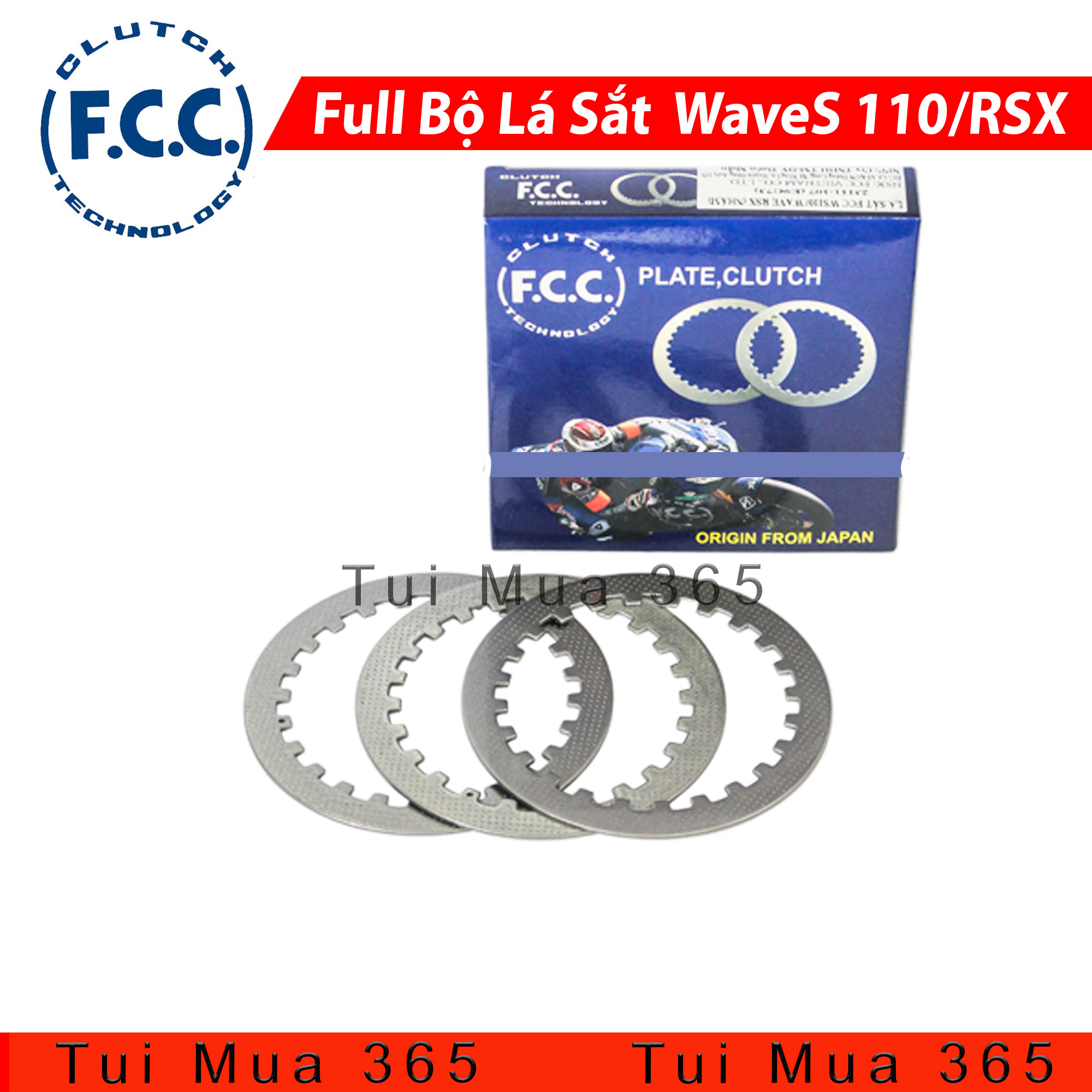 Bộ 3 lá sắt fcc honda waves 110 wave rsx