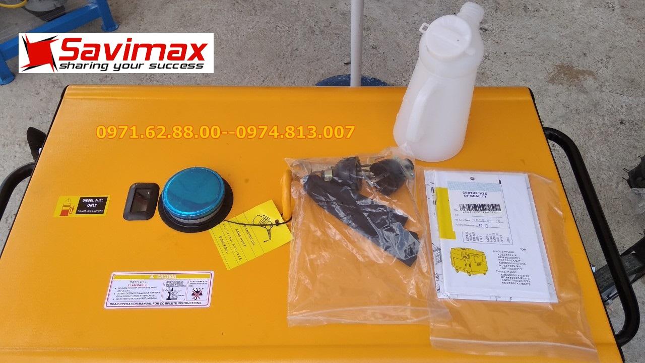 [Trả góp 0%]Máy phát điện dầu 5kw Kama 6500TN