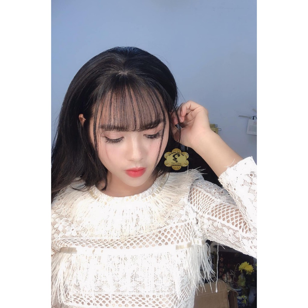 Mái thưa tóc thật 3D có da đầu - Hình thật & video