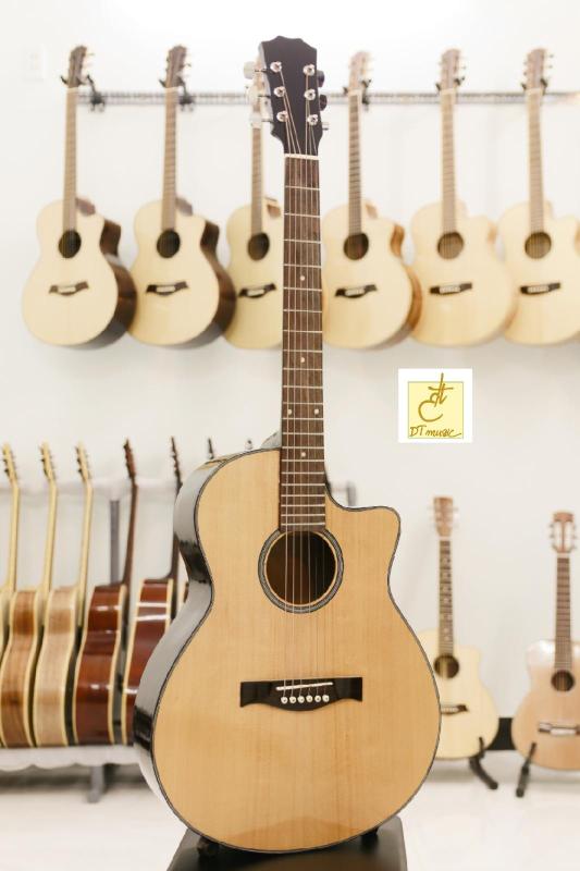 Đàn Guitar Acoustic - Ty chỉnh cần - DT-A10c - Tặng kèm bao da + phụ kiện