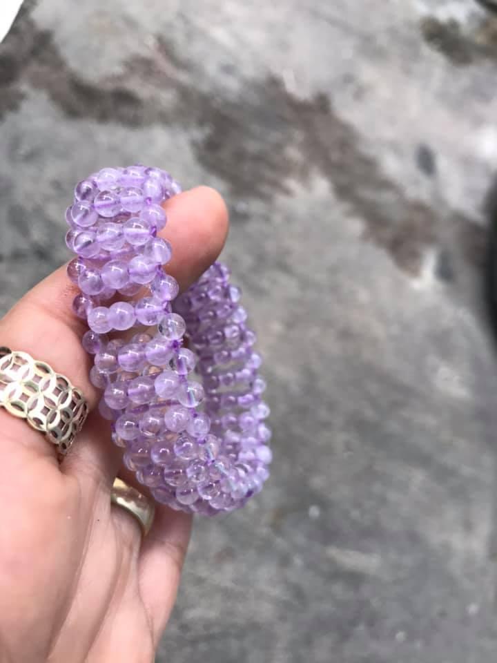 [HCM]VÒNG TAY THẠCH ANH TÍM - HÀNG VIP