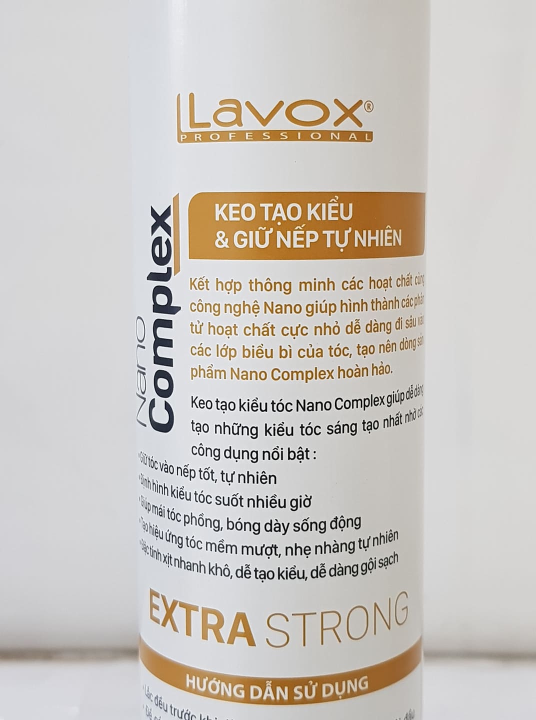 Keo Xịt Tóc Lavox Nano Complex 420ml