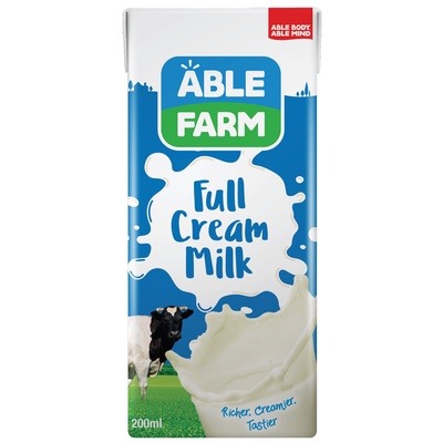 Sữa tươi nguyên kem Able Farm hộp 1L