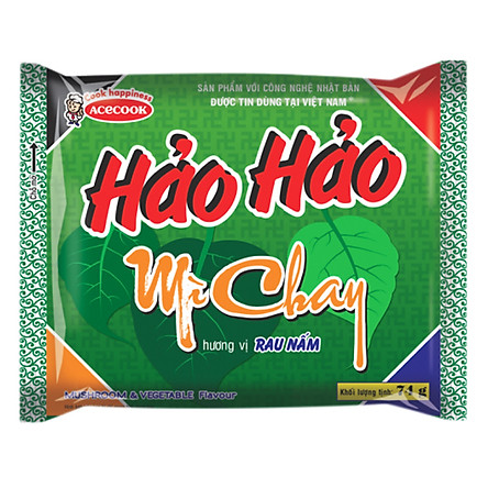 Mì Hảo Hảo chay Rau nấm thùng 30 gói