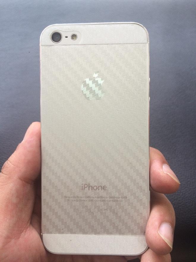 Combo 3 miếng dán cacbon mặt lưng chống vân tay dành cho iphone 5/5S