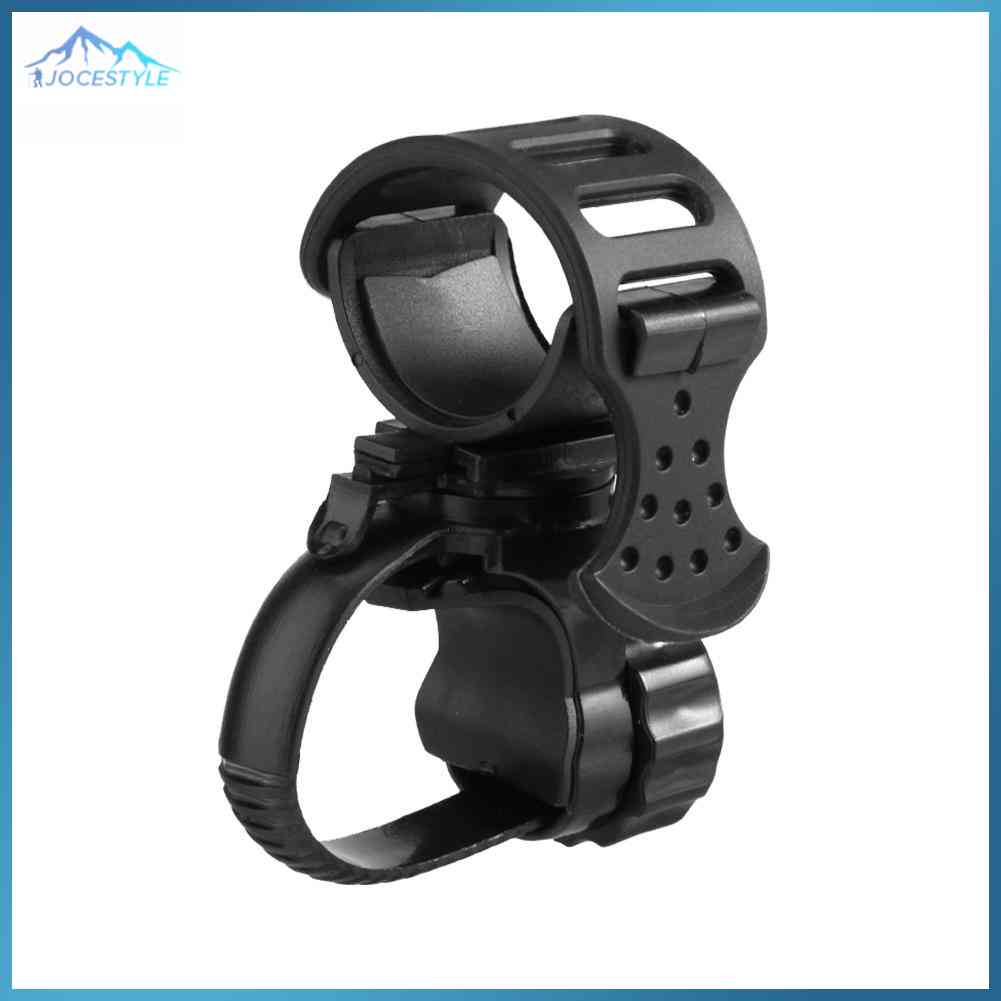 Bicycle Light Mount Bracket Bike Lamp Holder Clamp 360 Degree Rotatable