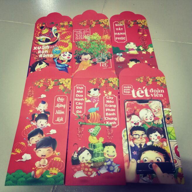 10 bao lì xì (giao mẫu ngẫu nhiên)