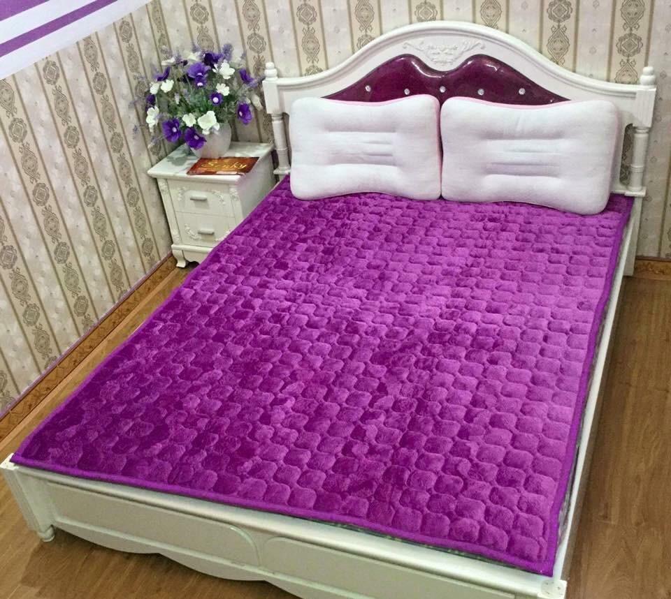 thảm nhung 3 lớp trải nền ( trả đất ) , trải ga giường