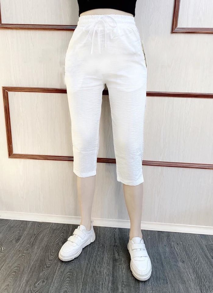 [HCM]Quần lửng nữ đũi cá tính
