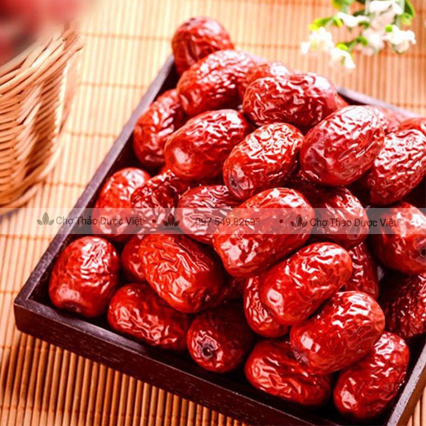 Táo đỏ Hàn Quốc 100g, trà táo đỏ Tân Cương, quả to, dày thịt, hạt nhỏ, vị ngọt, dùng ăn vặt, pha trà, hầm canh