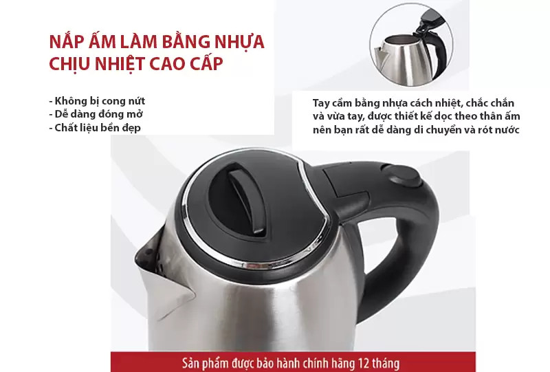 Bình đun siêu tốc Sanaky SNK-18NS