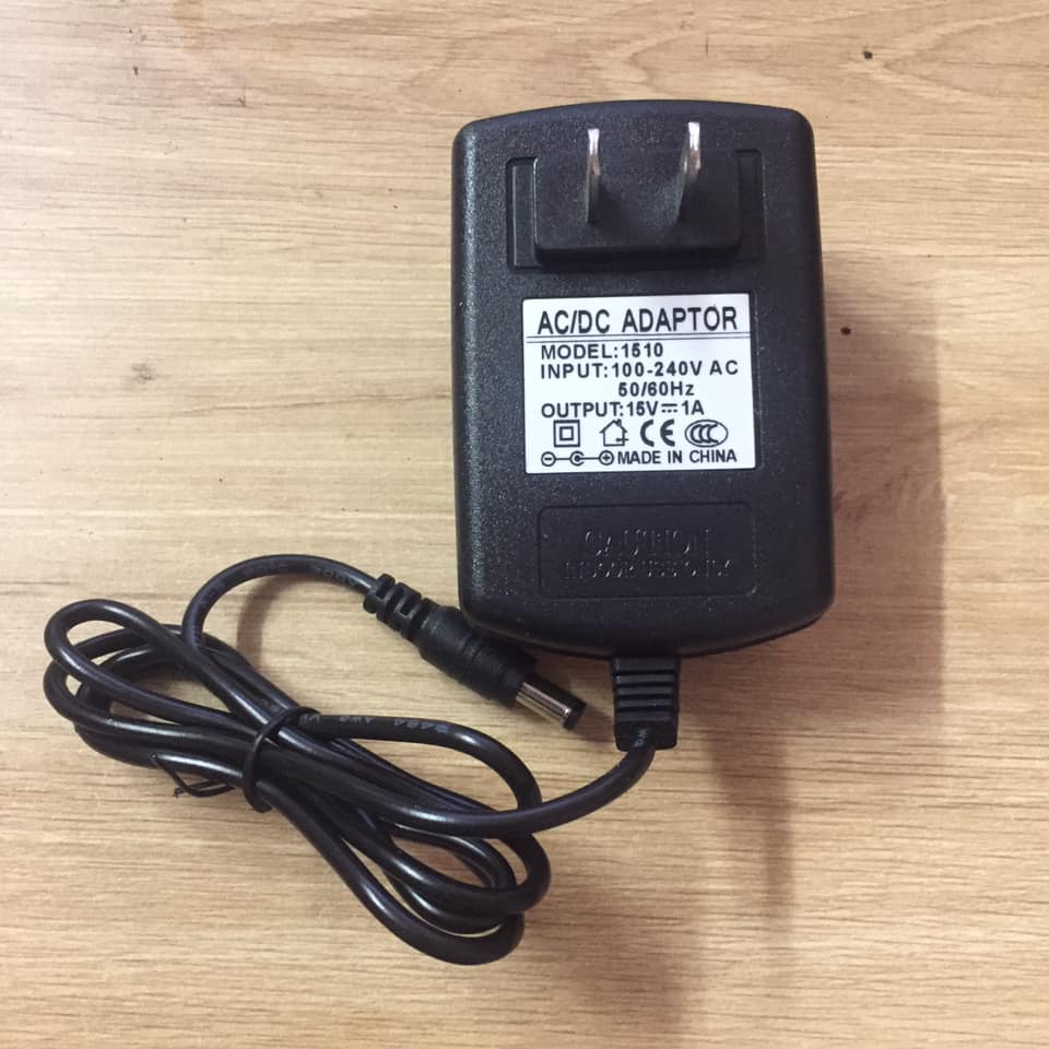 Nguồn Adapter 15V1A sạc loa kẹo kéo