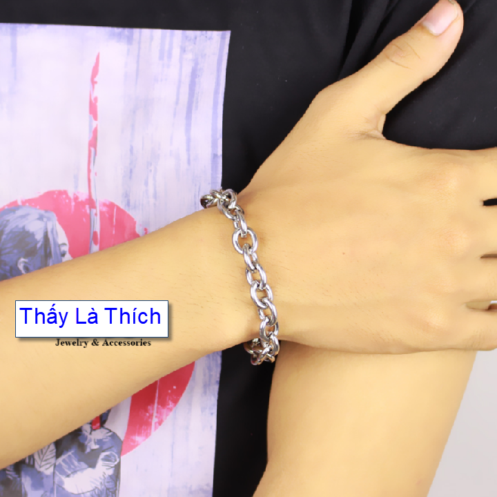 Men bracelets titanium saw is like style eyelets classic pole bloodshot-commitment 1 Đổi 1 if hoen, rust