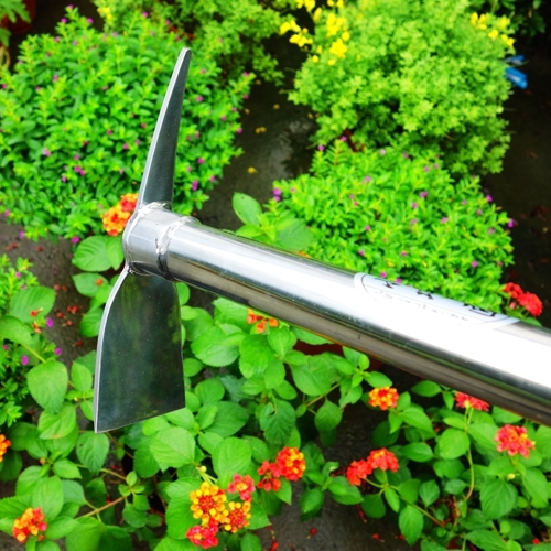 Cuốc đào đất Inox 2 chức năng