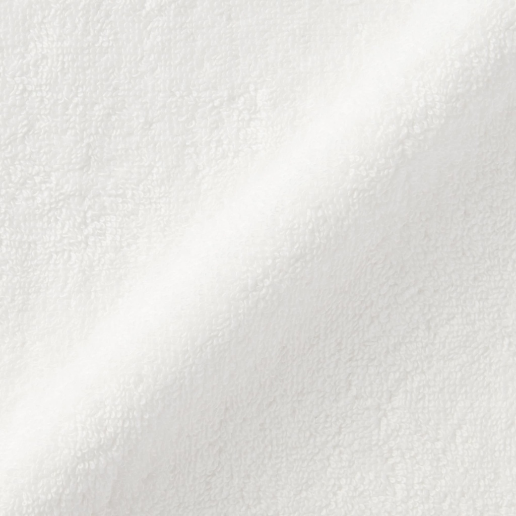 Muji Khăn Mặt Dày Dệt Kiểu Pile - Trắng Ngà