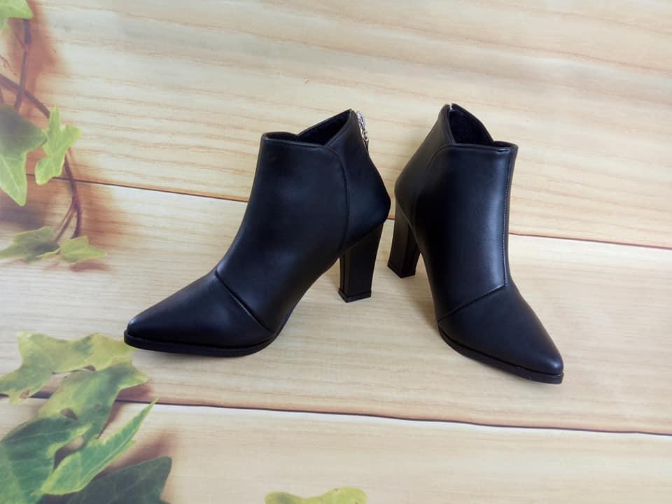 Giày boot bốt nữ đẹp Rosata sang trọng RO137