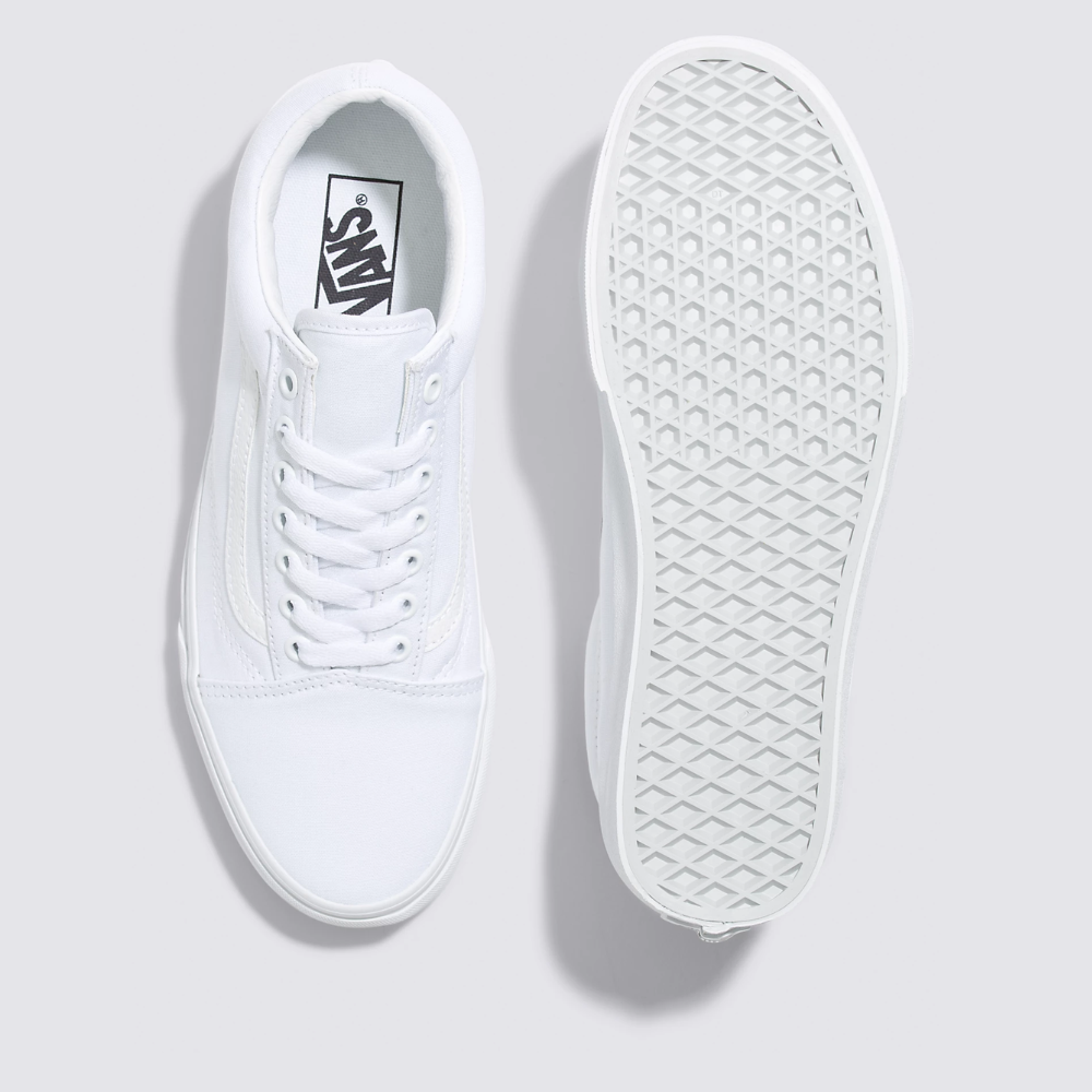 [GIÀY CHÍNH HÃNG] Vans Old Skool All White Ship US