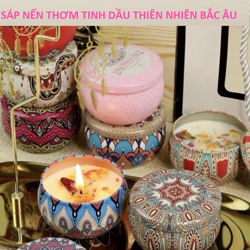 [FREESHIP] Sáp nến thơm tinh dầu thiên nhiên phong cách Bắc Âu|Nến thơm hoa khô tự nhiên |Thơm phòng tinh dầu thiên nhiên cao cấp|Hương thơm thư giãn dịu nhẹ|Sáp thơm phòng hoa khô |Lalyshop