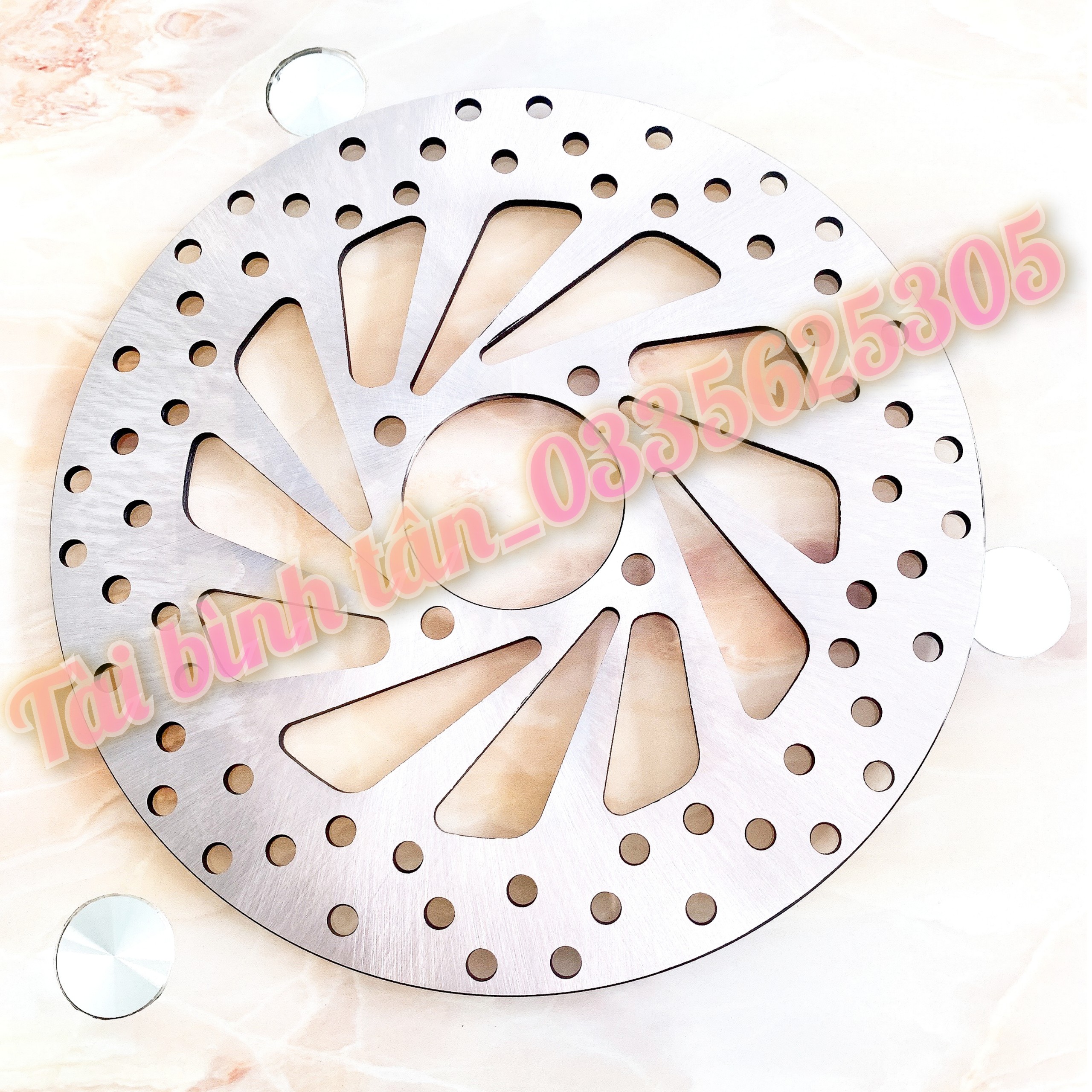 Đĩa thắng trước- đĩa trước 4 lỗ gắn mọi dòng xe thông dụng, size 245mm và 260mm