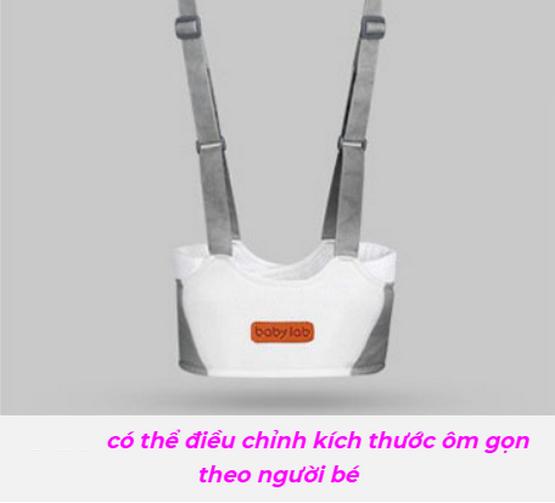 Đai tập đi cho bé BabyLab BL8902 USA (xám)