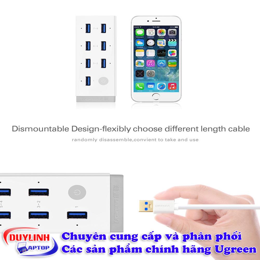 Bộ chia USB 3.0 ra 7 cổng - Hub USB 3.0 Ugreen 20296