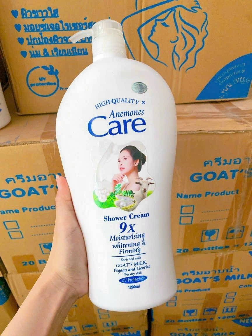 SỮA TẮM DÊ TRẮNG DA ( WHITE CARE SHOWER CREAM 9X 1200ML)