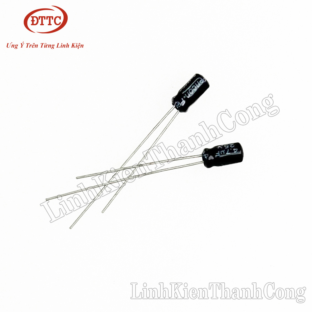 Bộ 3 Chiếc Tụ Hóa 4.7uF 25V (3x5mm)
