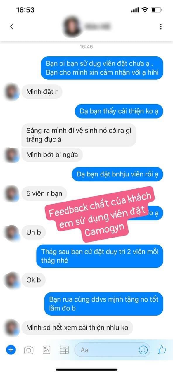 [HCM]Viên đặt phụ khoa Camogyn hộp 10 viên