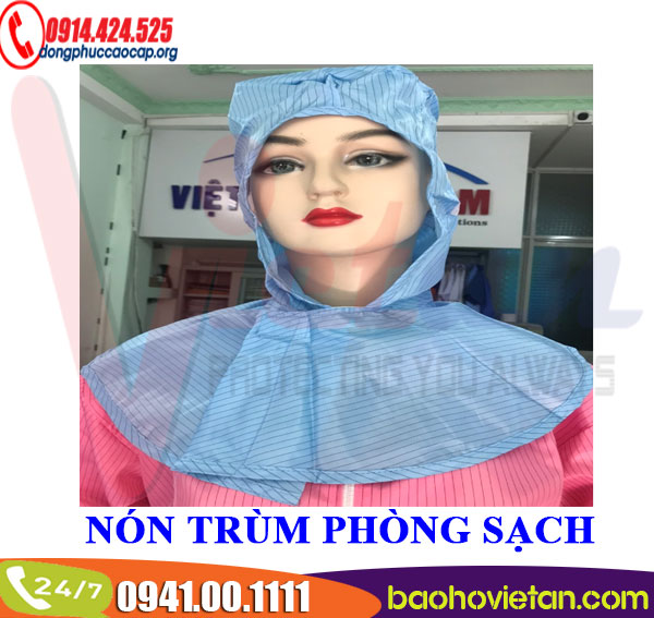 Nón trùm phòng sạch chống tĩnh điện - công ty tnhh sx - tm may việt an