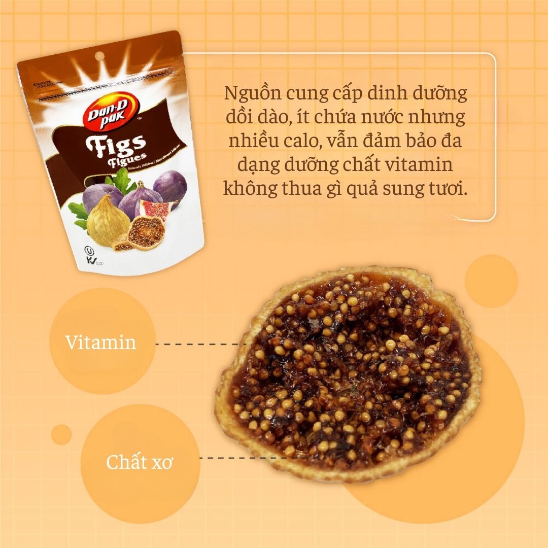 [Chính hãng] Sung khô 135g Dan D Pak