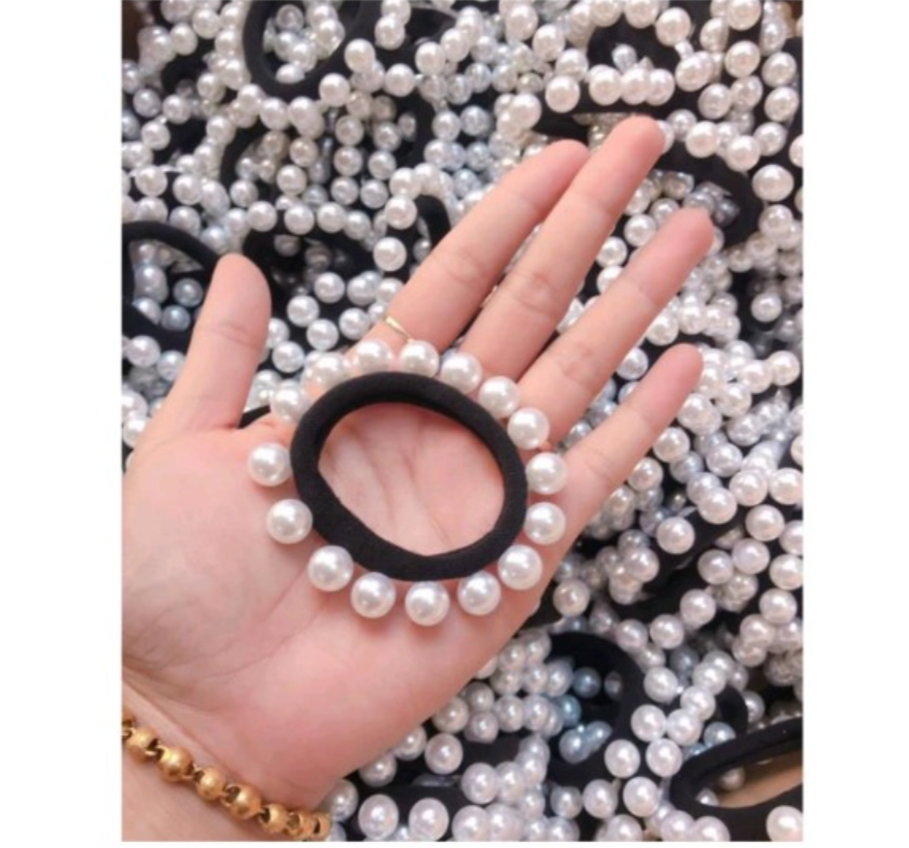 Luxurious Beaded Hair Tie