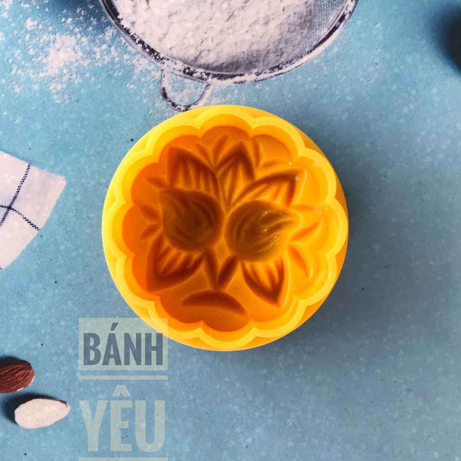 Khuôn nhấn trung thu 2 trái đào 100g
