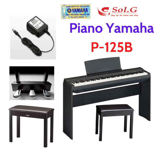 Đàn Piano Yamaha P-125B Chính Hãng - Phân Phối SOL.G Hà Nội