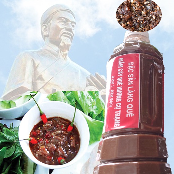 Đặc sản làng quê Mắm Cáy Quê Hương Cụ Trạng loại đậm đặc siêu ngon đậm đặc chai 500ml