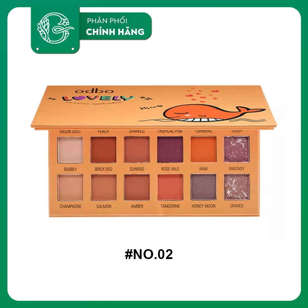 Phấn Mắt Odbo Lovely Pantone Eyeshadow