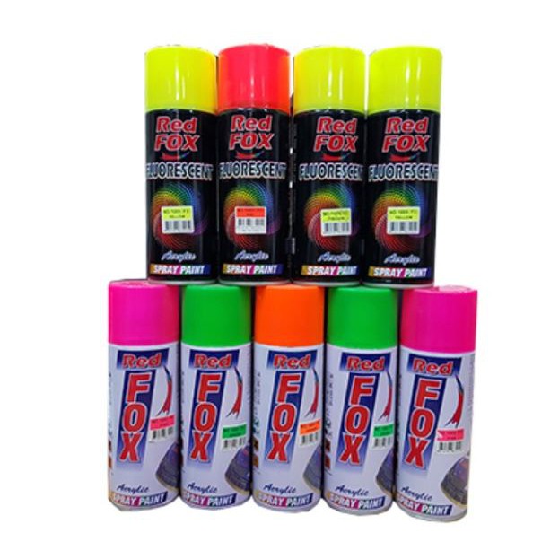 Sơn Xịt RedFox Thái Lan màu Fluorescent
