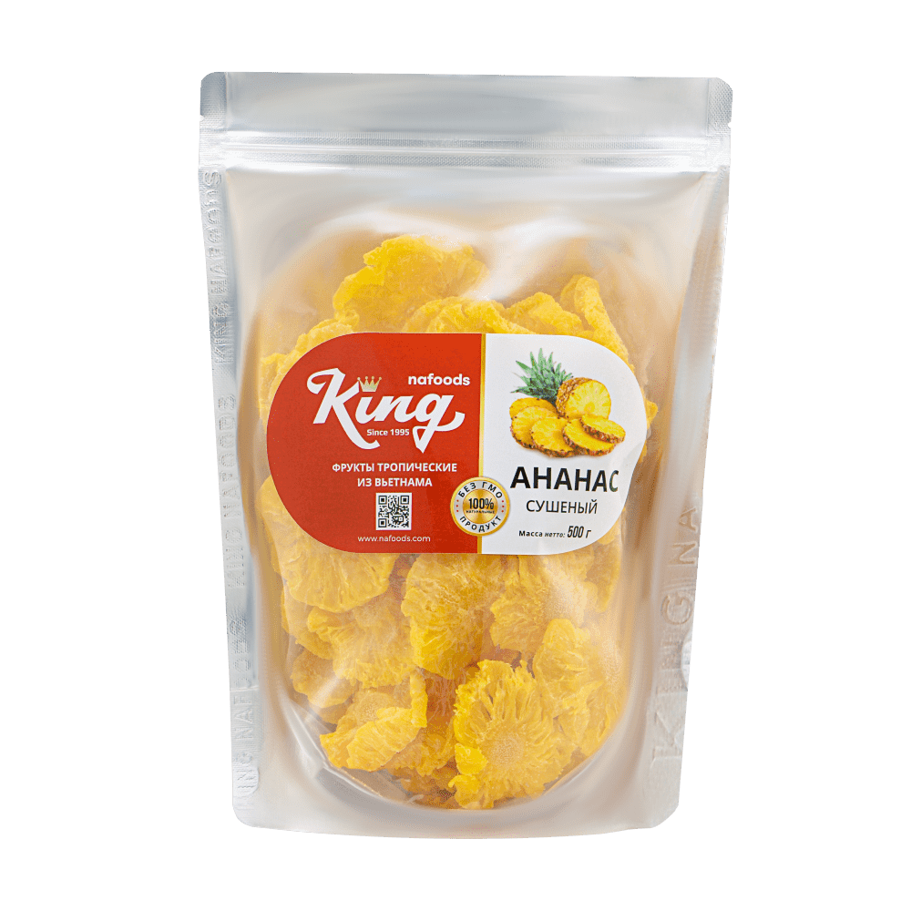 Dứa Sấy Dẻo NAFOODS Túi 100gr