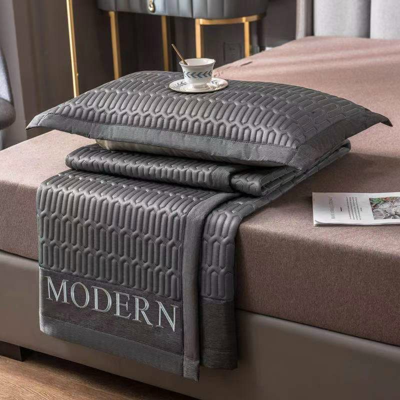 CHIẾU CAO SU NON SIÊU CẤP HÈ THU MODERN THIẾT KẾ SANG TRỌNG, ĐỘC ĐÁO MÀU GHI XÁM