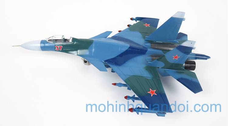 Máy bay mô hình su-37 dài 32cm nhựa ABS