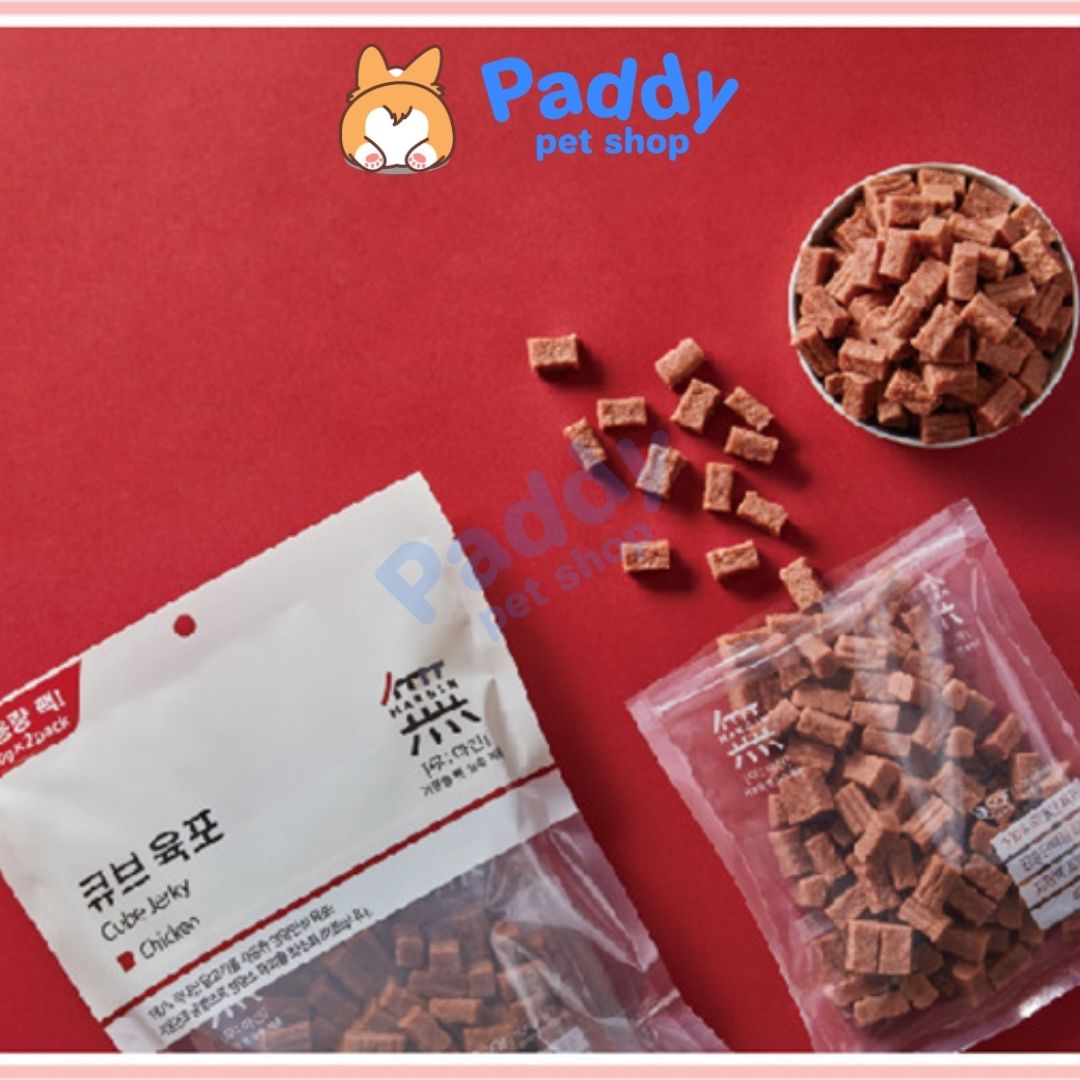 Bánh Thưởng Cho Chó Viên Thịt Bowwow Cube Jerky