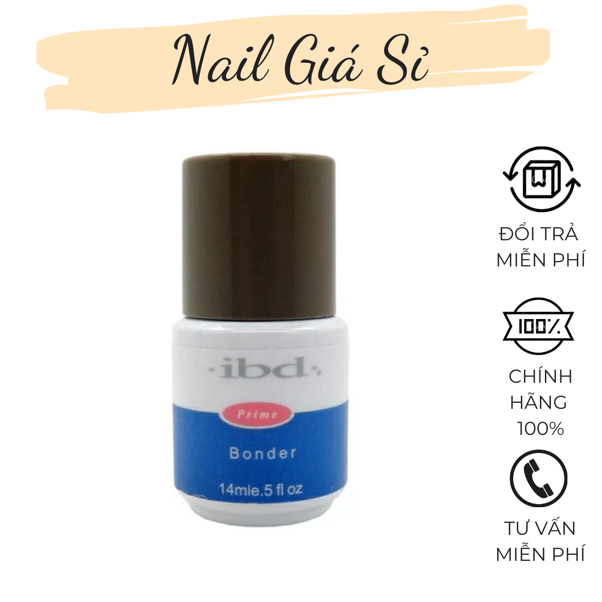 [HCM]Sơn Gel Liên Kết Đắp Móng IBD, BONDER