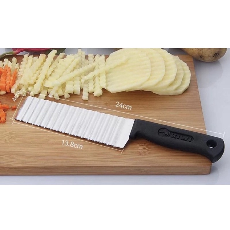Dao Cắt Rau Củ Quả, Cách Thạch Lượn Sóng 24cm