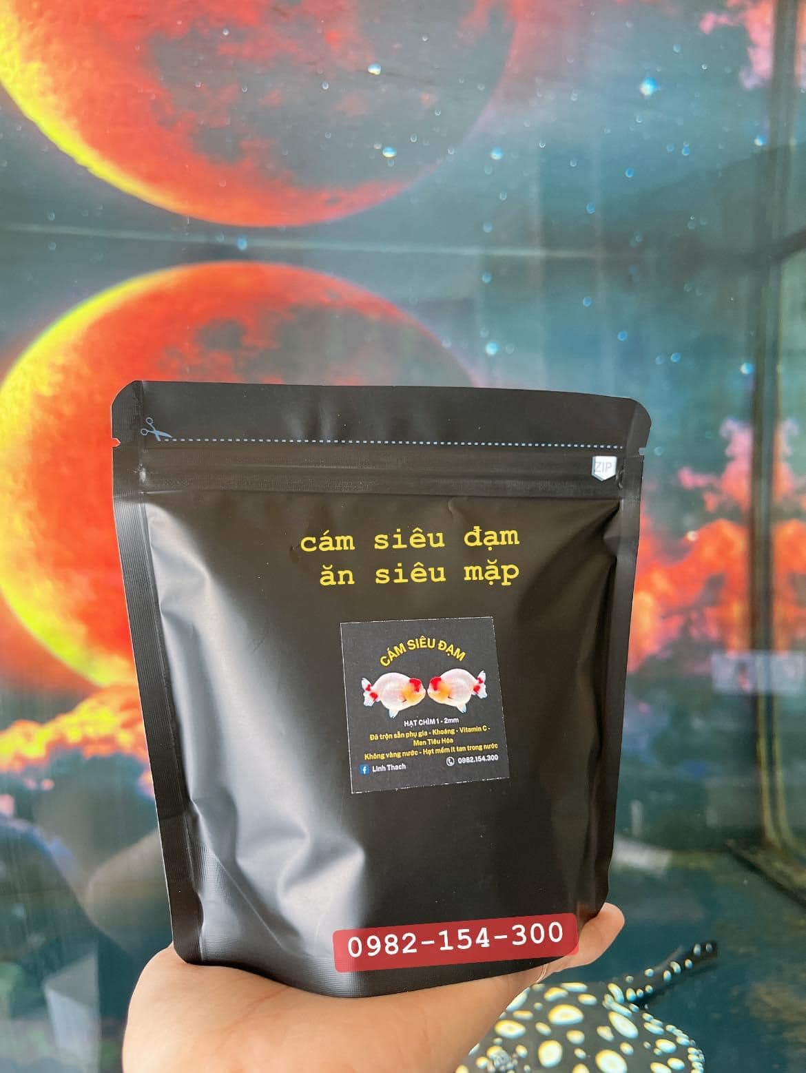 CÁM SIÊU ĐẠM SIÊU BÉO CAO CẤP CHO CÁ CẢNH , TÉP CẢNH