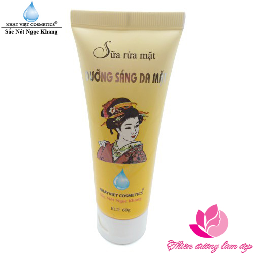 Sữa rửa mặt dưỡng sáng da mặt SẮC NÉT NGỌC KHANG - 60g
