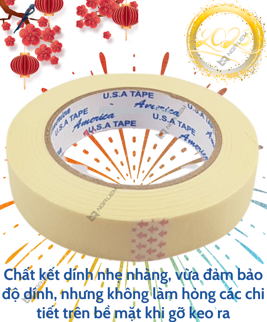 Adhesive paper tape 2F4 - 7 meters; 20 meters