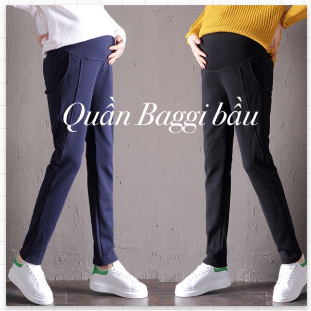 [Hoàn Tiền 6%] Quần baggy bầu - quần bầu công sở Mùa Hè