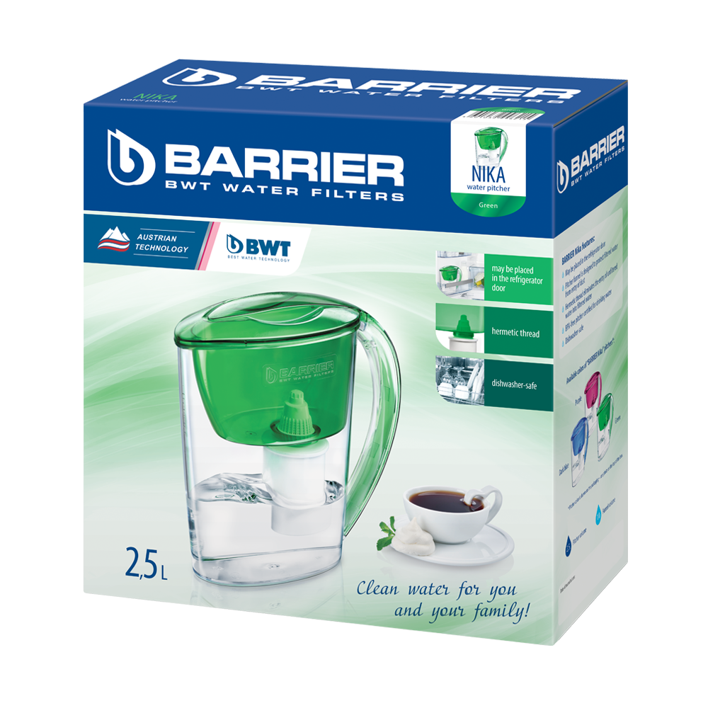 Ca lọc nước Barrier Nika Purple 2.5L